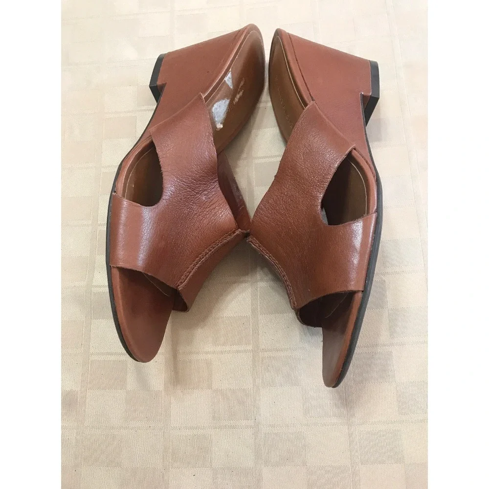 Etienne Aigner slip on sandals 3.25